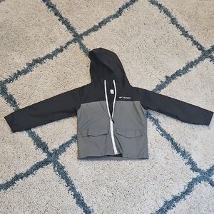 Columbia Kids' Black and Gray Hooded Sweatshirt Size XXS 4-5